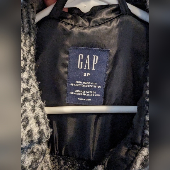 GAP Long Wool Shirt Jacket - Picture 2 of 8